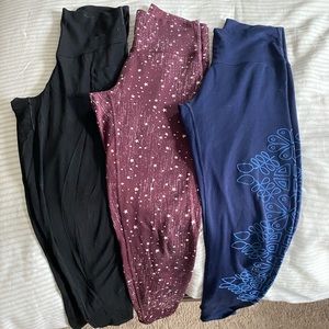 3 pairs Aerie leggings size M